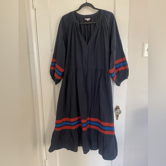 NWOT Sundry Dress w/ Varsity Stripes - Picture 6 of 12